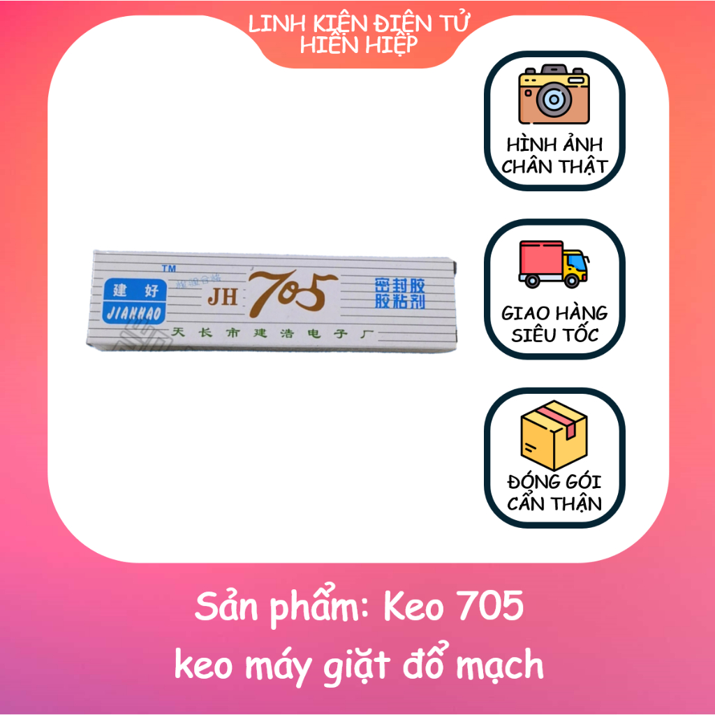 Keo 705 - keo máy giặt đổ mạch