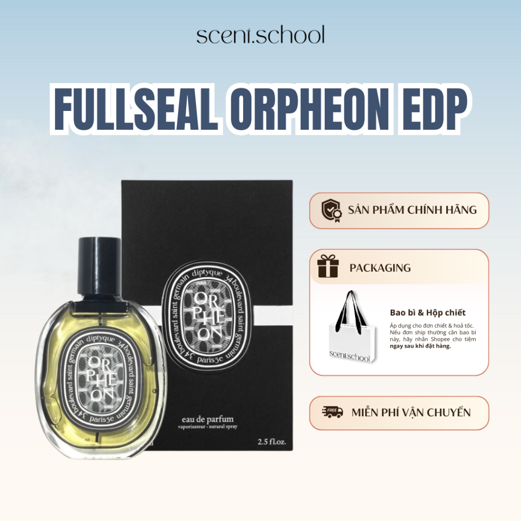 Nước hoa Fullseal Dipt Orpheon EDP | Nước hoa Unisex | Scent.school Perfume