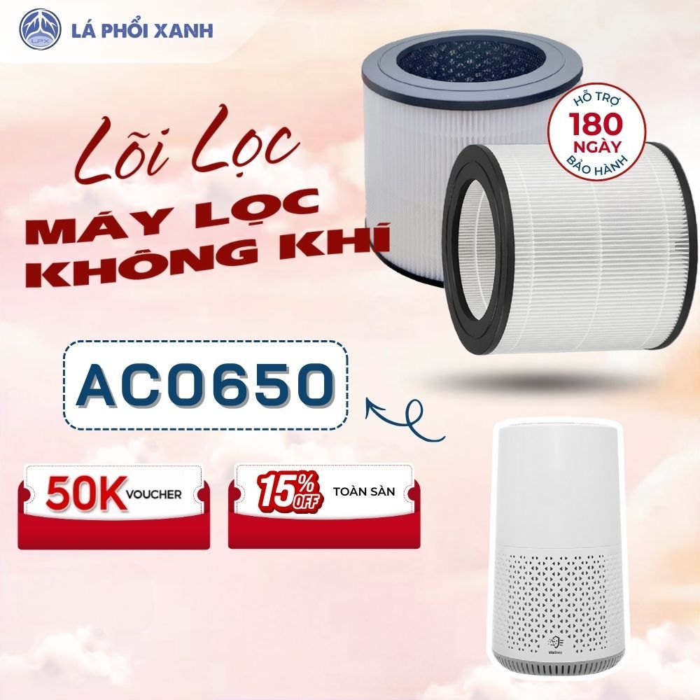 Lõi lọc LAPHOIXANH FY0611 dùng cho máy lọc không khí AC0650