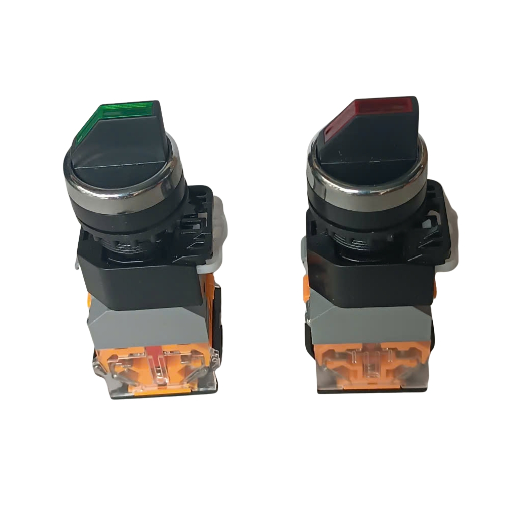 Công tắc xoay LA38-11xd/2, la38-20xd/3 có đèn chuyển mạch phi 22mm không nhiễu sáng