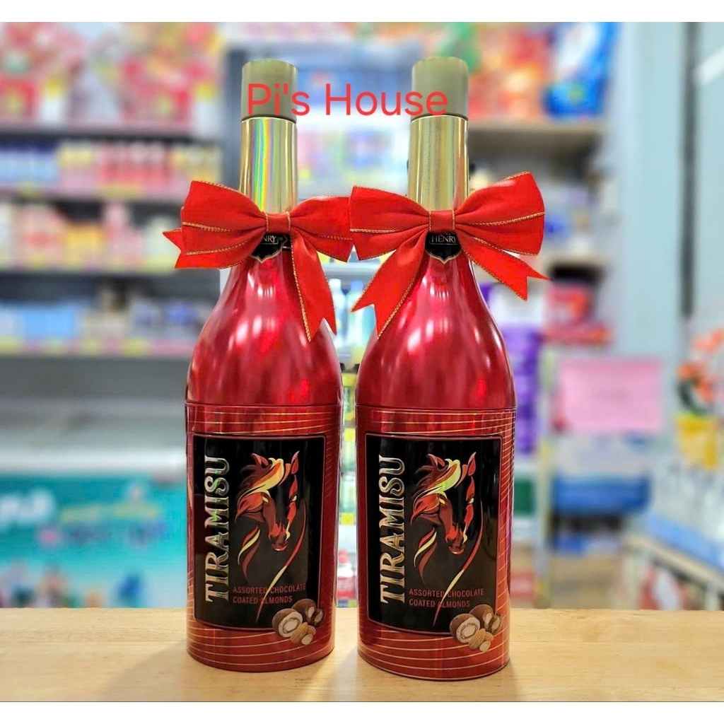 Socola tiramisu hình chai rượu King Henry 110g