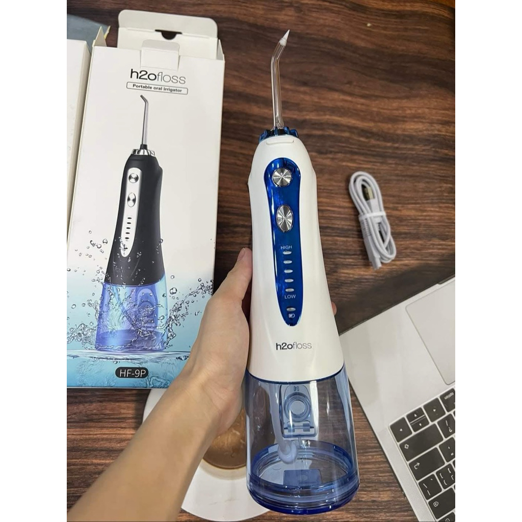 Tăm nước cầm tay H2ofloss HF-9P . Dụng cụ vệ sinh răng miệng hoàn hảo
