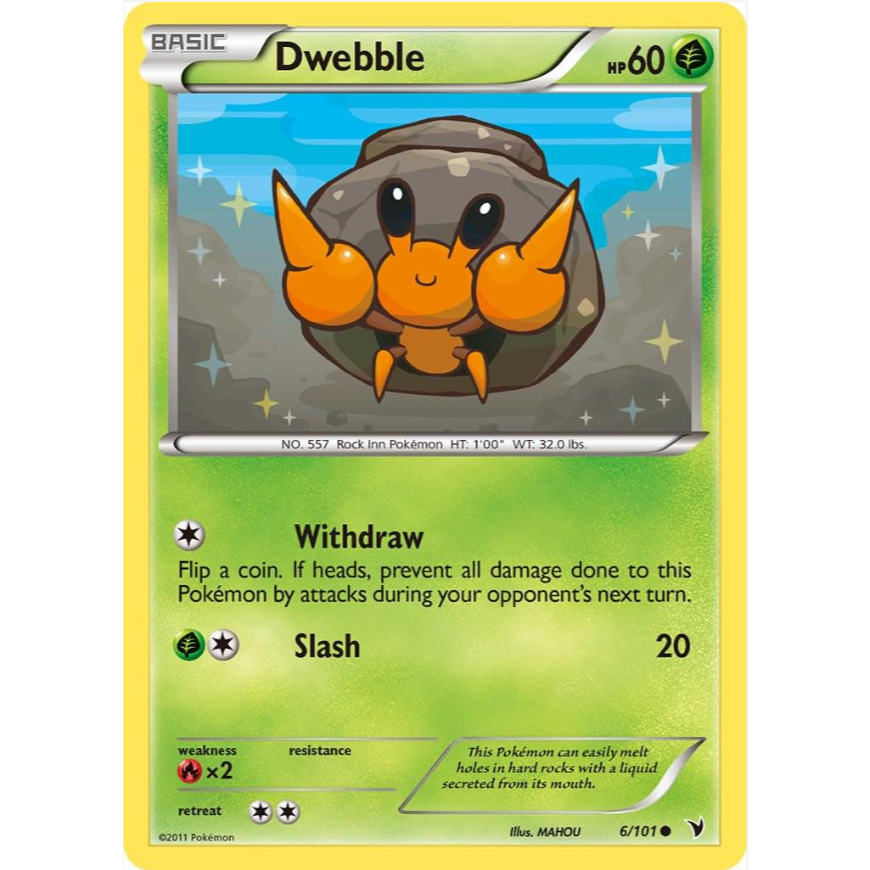 [Thẻ bài Pokemon TCG] Dwebble - 6/101 - Common