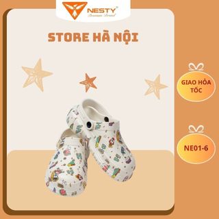 Dép sục Nesty họa tiết dễ thương NE01-6 full size chất liệu EVA cao cấp