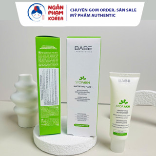  Kem dưỡng ẩm kiềm dầu BABE Stop AKN Mattifying Moisturiser 50ml 