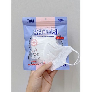 Thùng 200 Chiếc Khẩu Trang 9A Trẻ Em Chính Hãng Taki, 4 Lớp, Kháng Khuẩn, Chống Nắng Toàn Diện