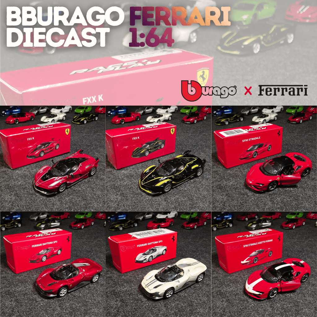 [Chính hãng] Bburago Ferrari 1:64