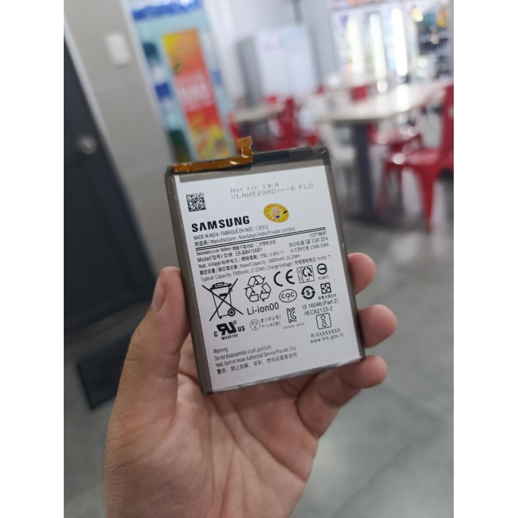 Pin cũ zin bóc máy Samsung M51 / M515 / M62 / F62 / M415 / EB-BM415ABY