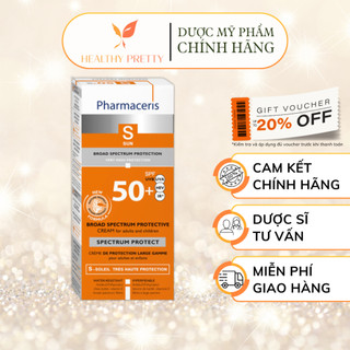   PHARMACERIS  KEM CHỐNG NẮNG PHỔ RỘNG DÀNH CHO NGƯỜI LỚN VÀ TRẺ NHỎ BROAD SPECTRUM SUN PROTECT 50ml 