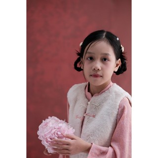 Mây Bồng Bềnh - Áo Gile Lông Bé Gái - Lillie & Fairies
