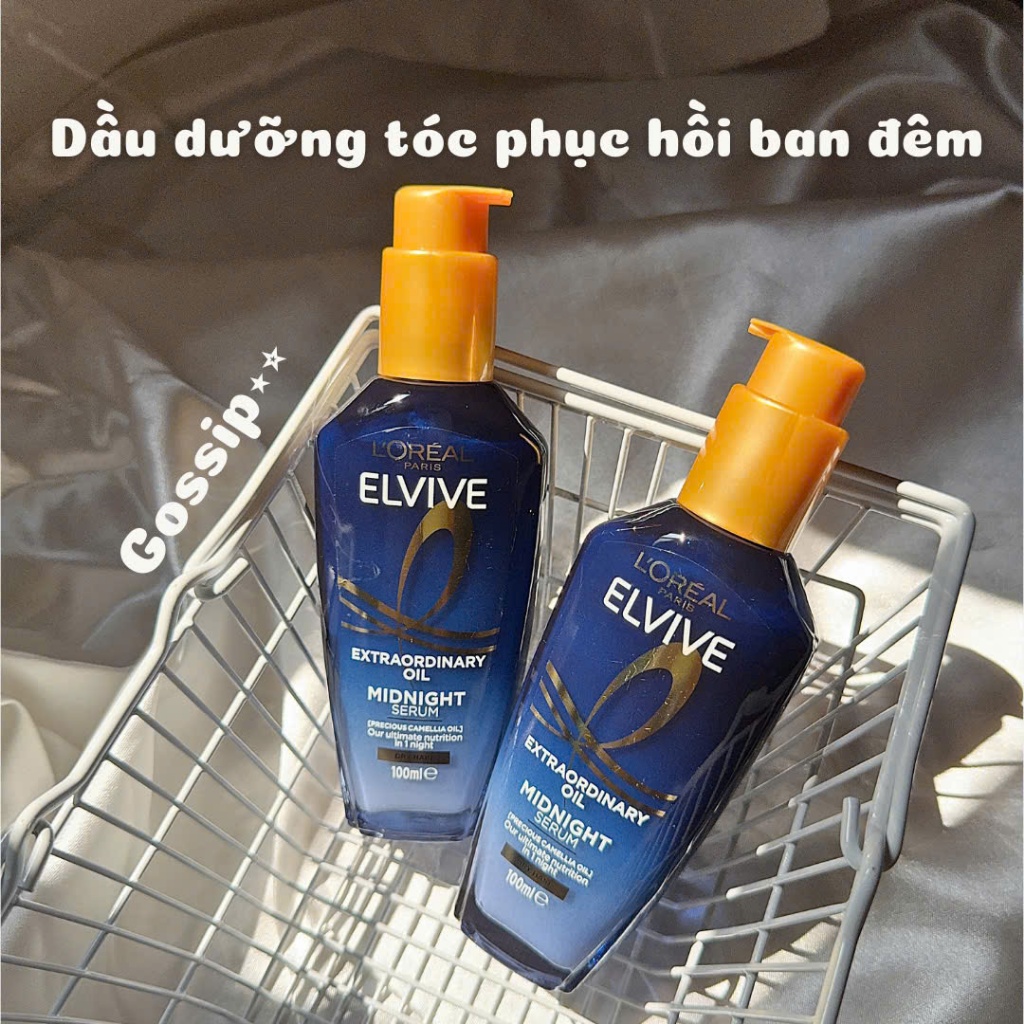 [AU] LOREAL PARIS ELVIVE MIDNIGHT SERUM 100ML - TINH DẦU DƯỠNG TÓC PHỤC HỒI CHUYÊN SÂU