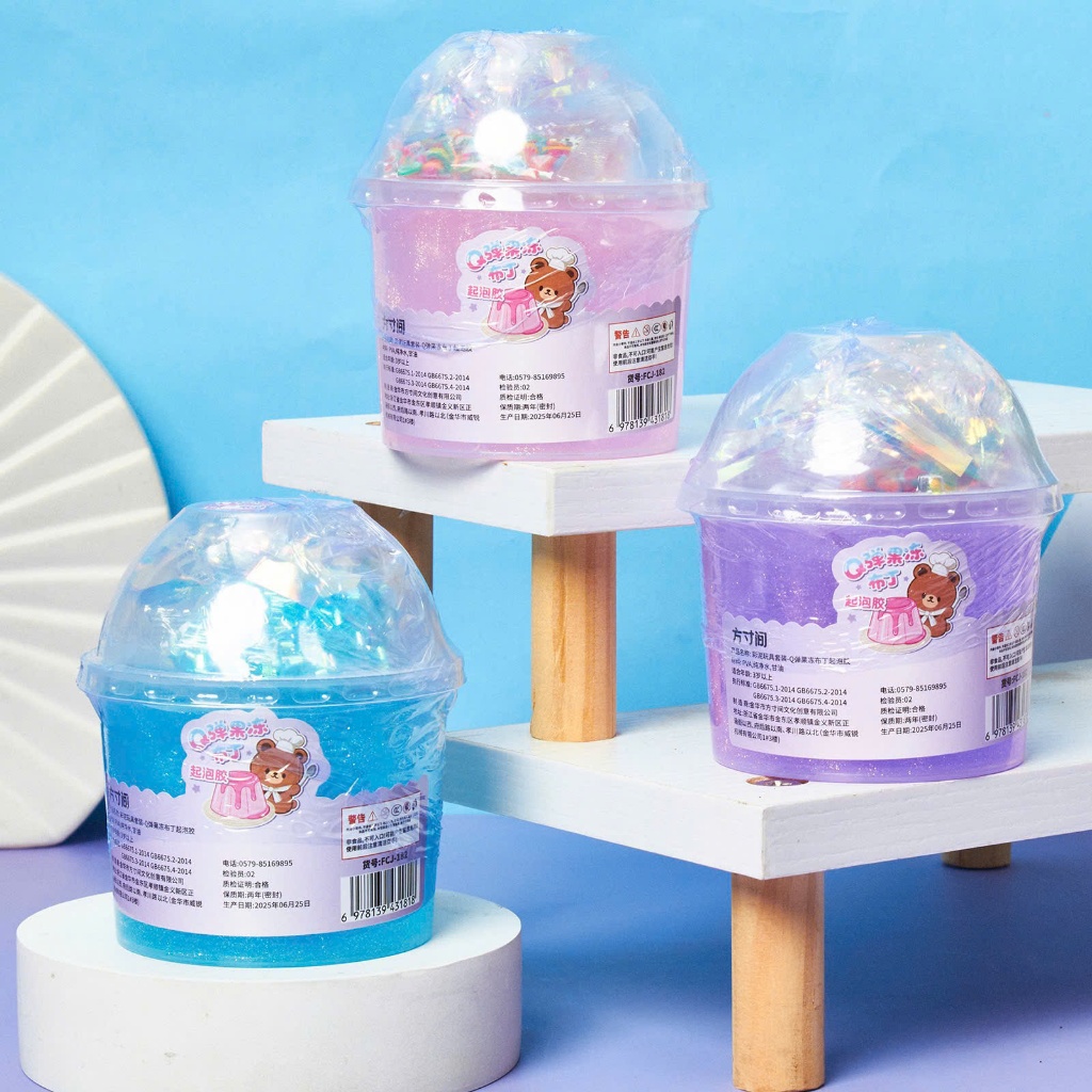 Đồ chơi Slime hạt xốp, slam, đồ chơi trẻ em sáng tạo