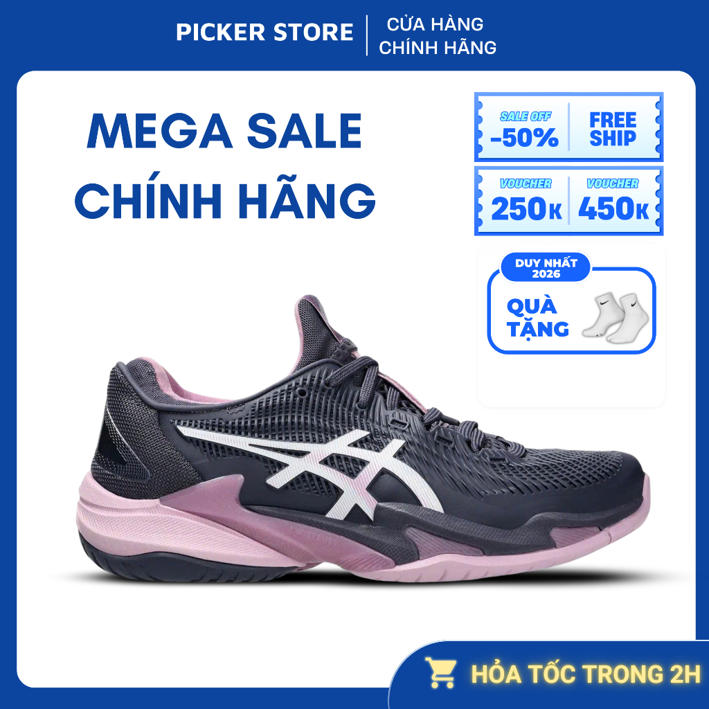 Giày Asics Court FF 3 ‘Indigo Fog White’ 1042A220-500 PICKER STORE