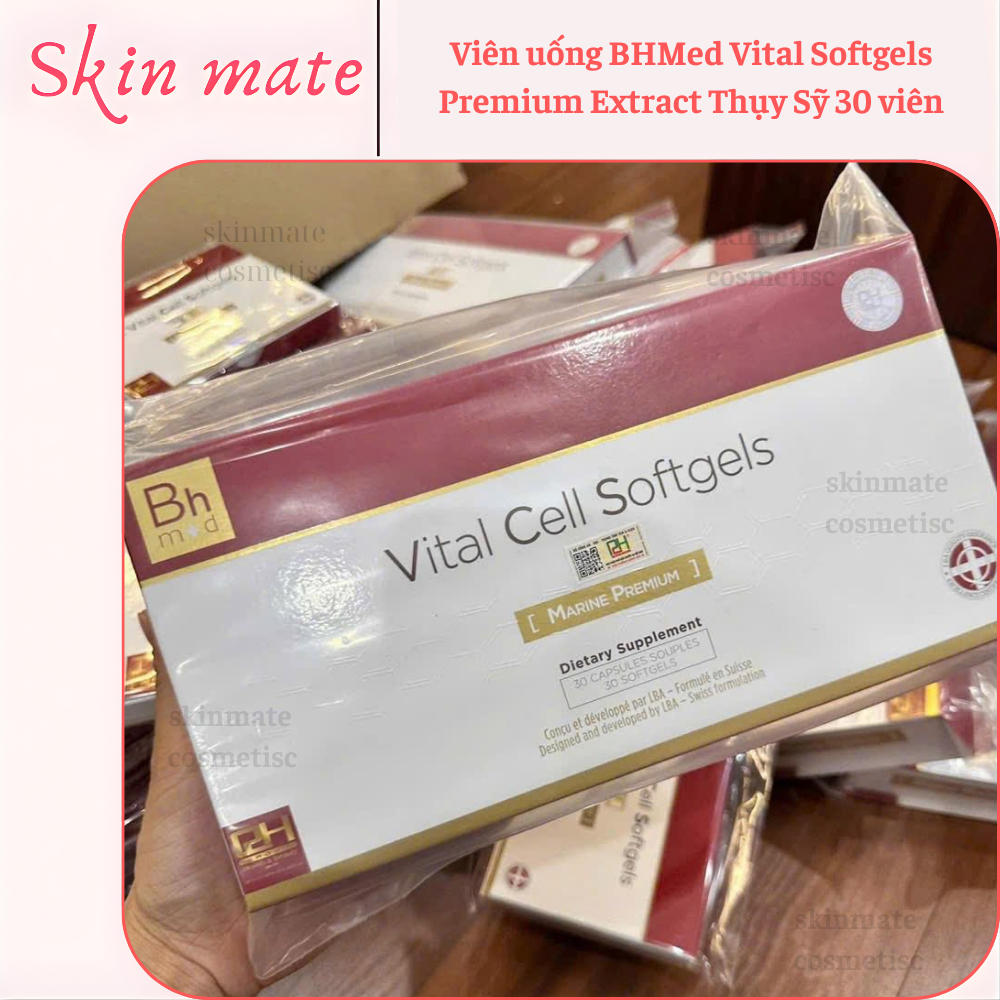 Viên uống BHMed Vital Softgels Premium Extract Thụy Sỹ 30 viên