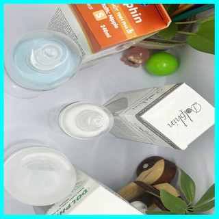 Bình sữa chất liệu thuỷ tinh an toàn Dolphin cổ hẹp 120ml/240ml và 180ml cổ rộng