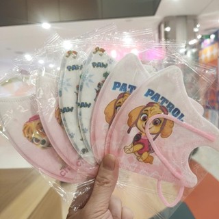 Set 10 cái khẩu trang trẻ em paw patrol họa tiết chó cứu hộ dễ thương, mềm mịn, thoáng khí, bé đeo thích mê PK312