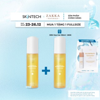  Sữa Rửa Mặt Hoa Cúc Zakka Naturals Làm Sạch Dịu Nhẹ Dưỡng Ẩm 185ml 