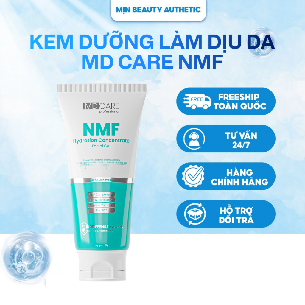 [Chính Hãng] Kem Dưỡng Làm Dịu Da MD Care NMF Hydration Concentrate Facial Gel - Mịn Beauty Authenic