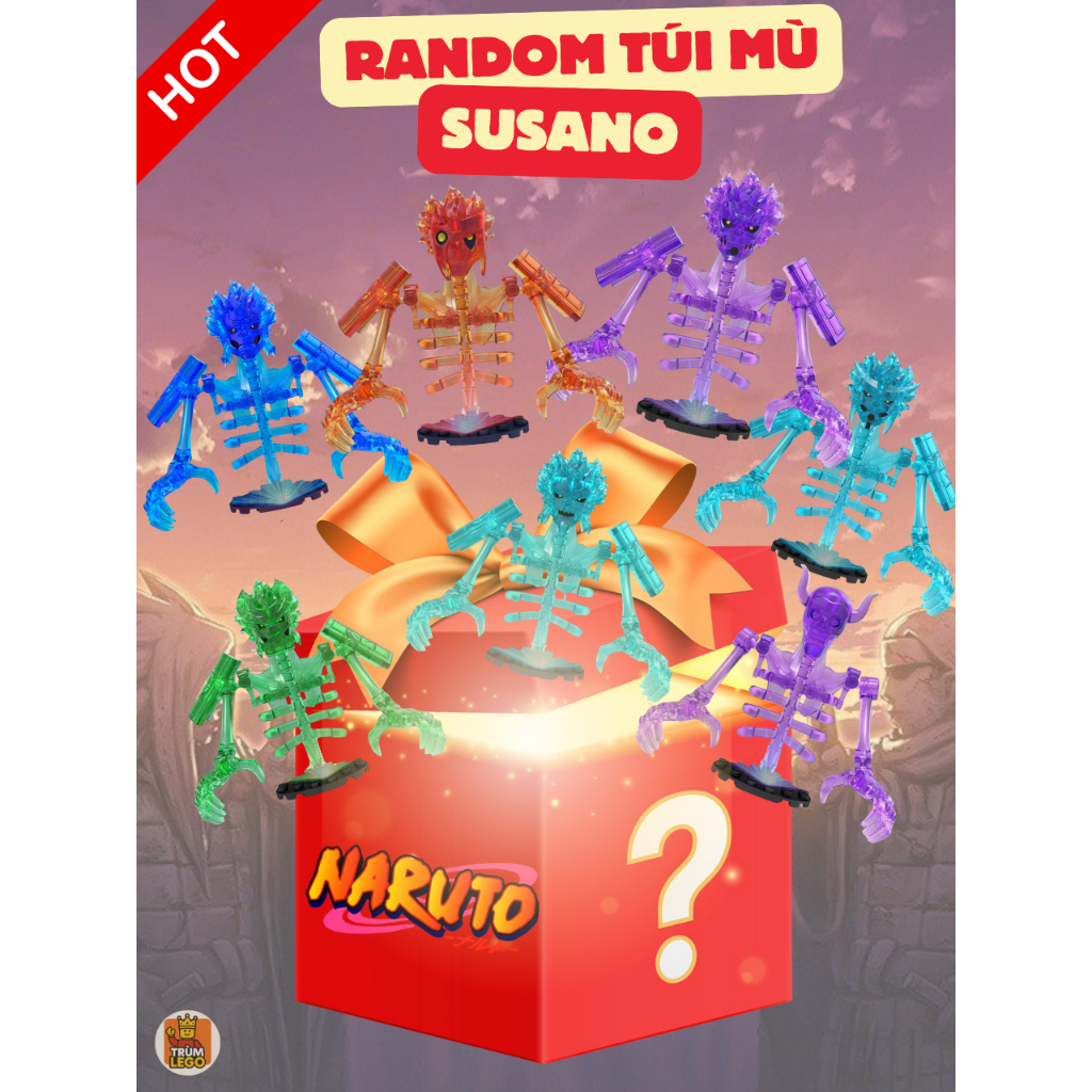Random Túi Mù Lego Giáp Naruto "Hot"
