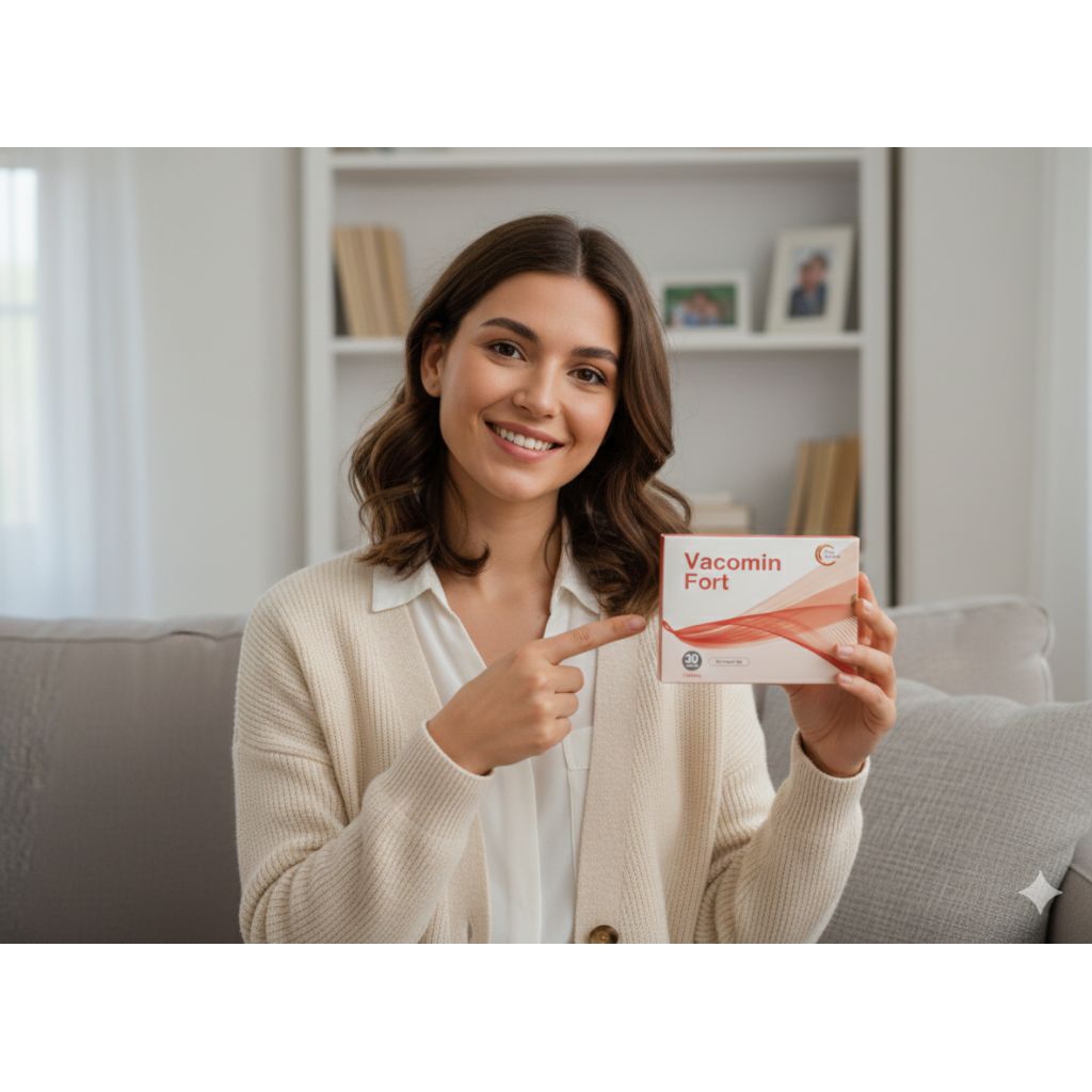 Viên uống VACOMIN FORT Albumin (Tây Ban Nha) - Tăng cường đề kháng, sức khoẻ người ốm, phẩu thuật...