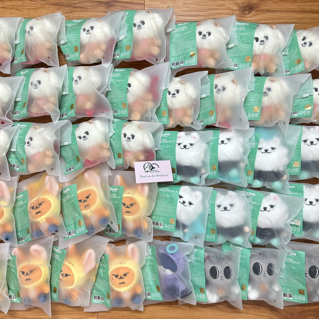 TXT PPULBATU FINDING MOA Plush Keyring, Face Keyring chính hãng