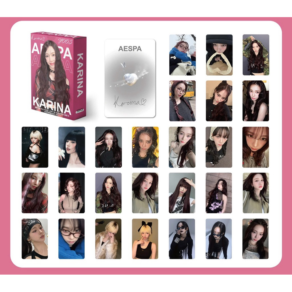 Set 55 lomo card AESPA-KARINA 2026