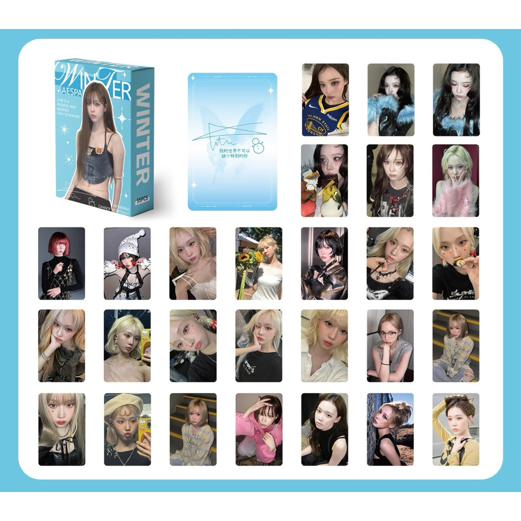 Set 55 lomo card AESPA - WINTER 2026