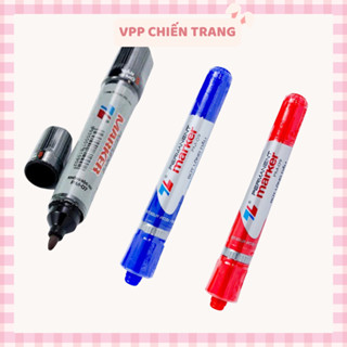 Combo 5/10 Bút lông dầu 2 đầu bút Thieen Log PM-09, đạt tiêu chuẩn, bám dính tốt trên nhiều vật liệu