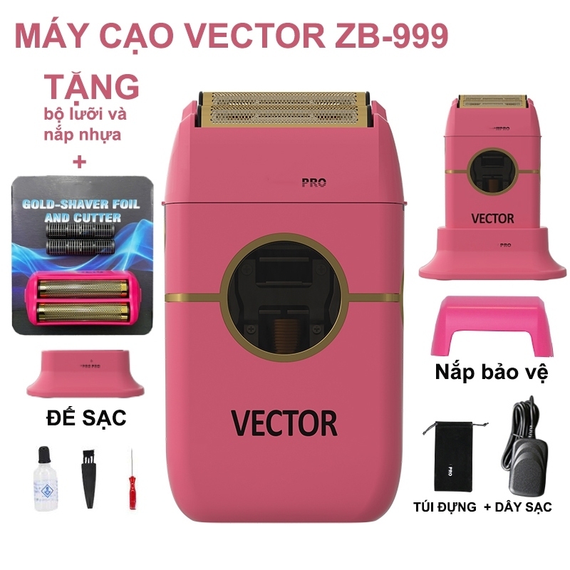 Máy cạo râu MRD ZB-999 – Sức mạnh từ động cơ Vector, cạo nhanh và êm ái