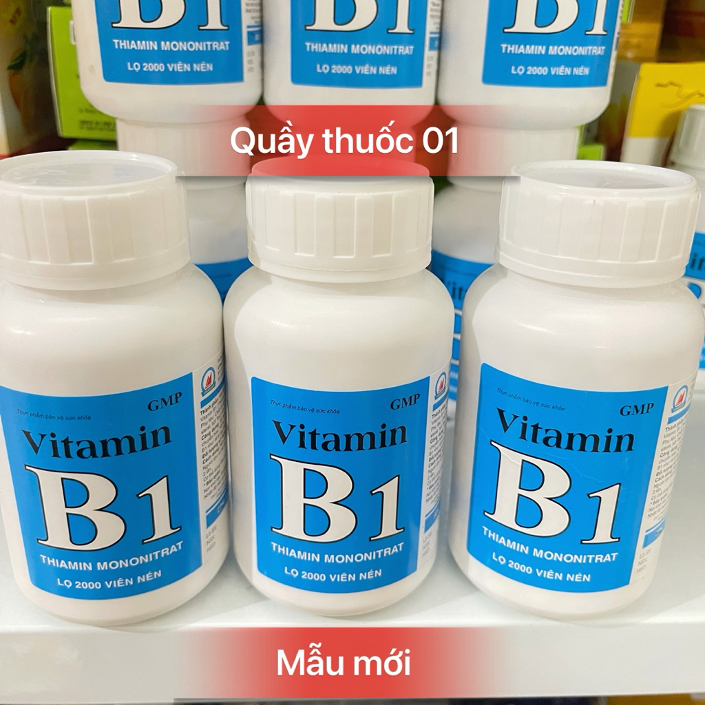 Vitamin B1 lọ 2000 viên