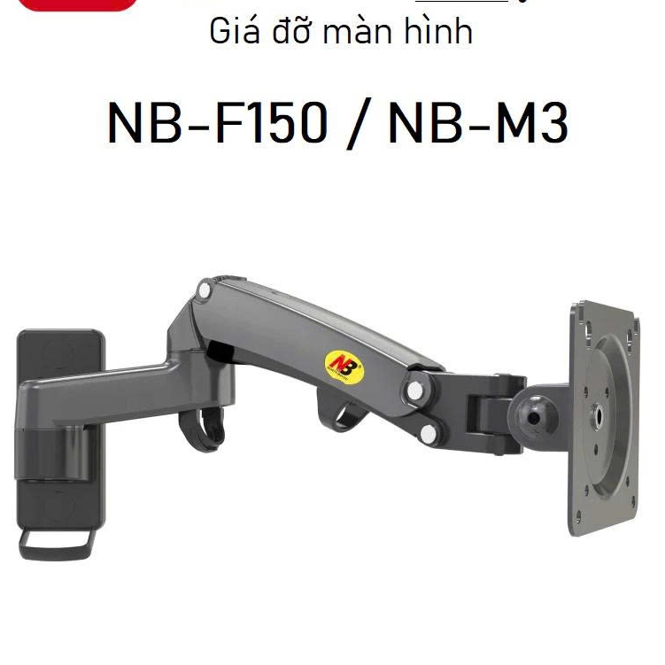 Giá Treo Màn Hình Máy Tính NB M3 NB F150 17 - 35 Inch - Tay Treo Màn Hình North Bayou Gắn Tường