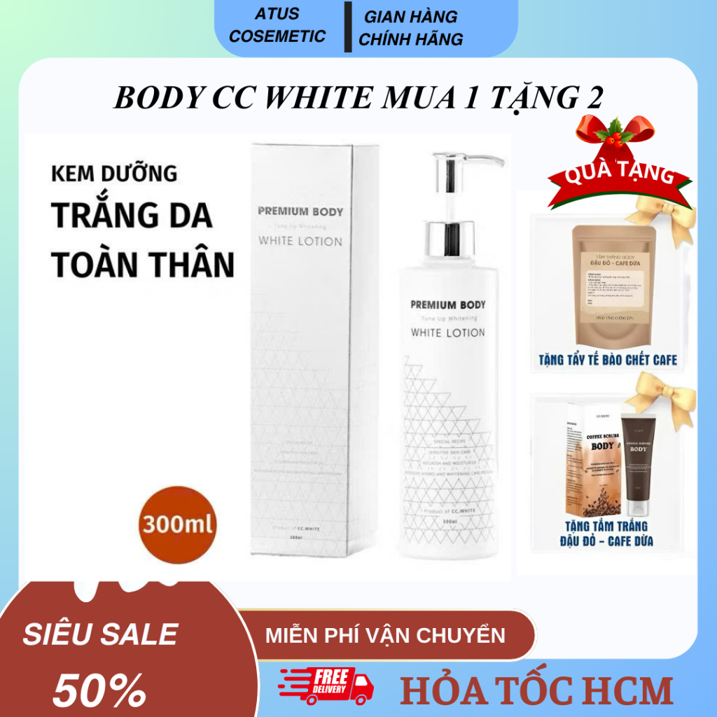 Dưỡng Da Body cấy trắng Collagen Tươi CC White Body cấy trắng SENSES - Mỹ phẩm cc white chính hãng