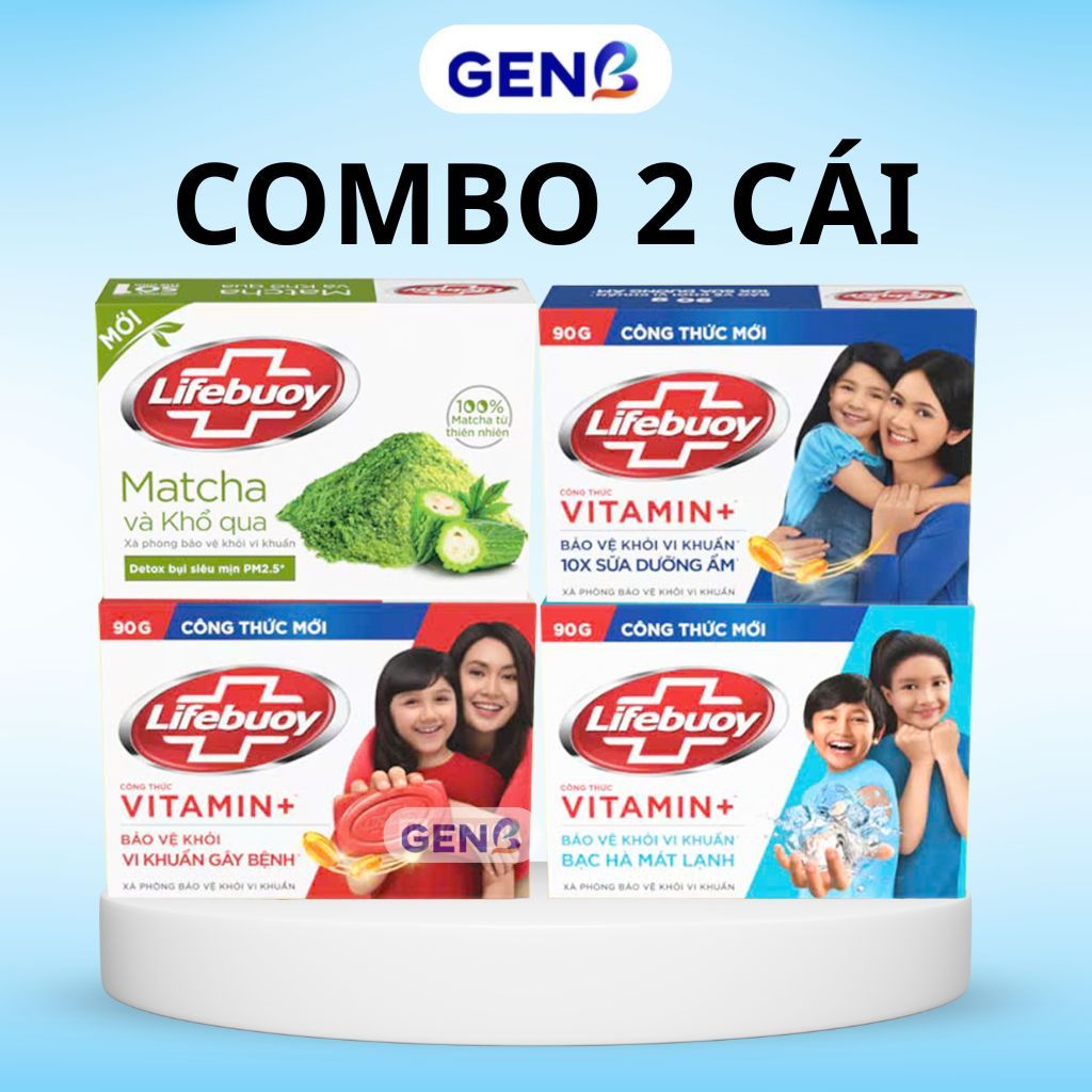 Xà Bông Lifebuoy Khổ Qua CHÍNH HÃNG - Xà Phòng Tắm Thơm Lifebuoy, Xà Bông Cục Cho Da Mụn Lưng, Diệt 