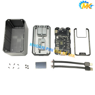  Vỏ box sạc dự phòng trong suốt 4 cell 21700  DK101  Sạc nhanh 22.5W không lò xo  Không có pin  