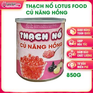Thạch Nổ Củ Năng Hồng Lotusfood ( 850gr ) - Topping đồ uống