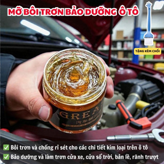 Mỡ bảo dưỡng ô tô – bôi trơn và chống rỉ sét cho cửa, cửa sổ trời, bản lề, rãnh trượt, ổ khóa