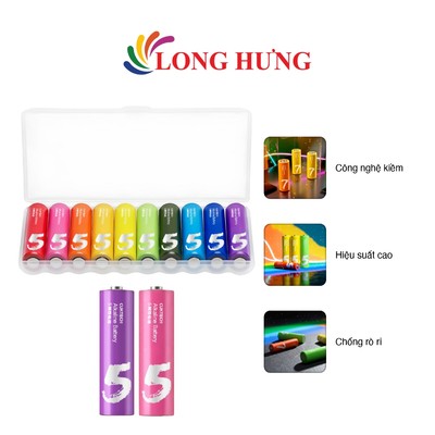 Pin kiềm Cuktech Alkaline 1.5V AA LR6 (8 viên/10 viên/24 viên) - Hàng chính hãng