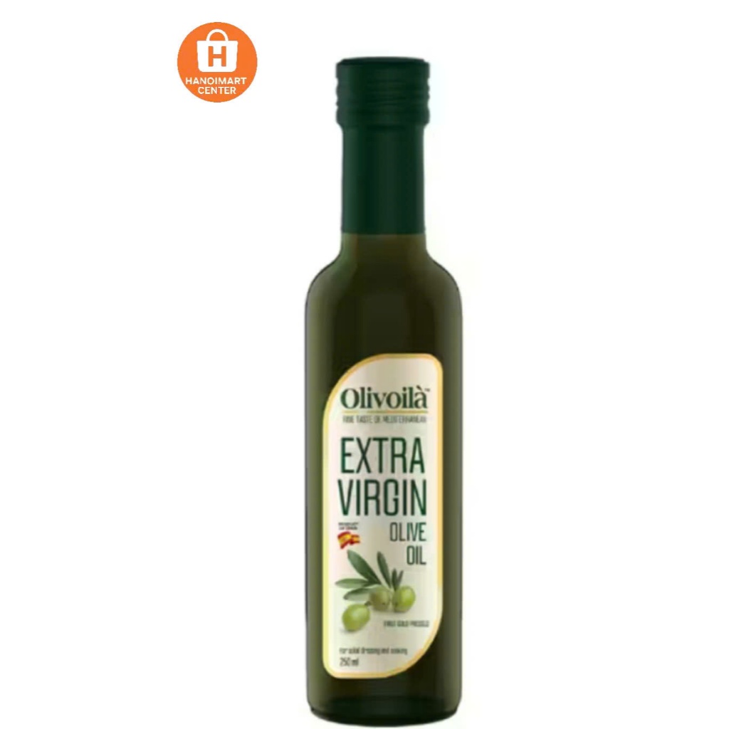 Dầu Oliu Olivoila Extra Virgin Olive Oil Thượng Hạng - Chai 250ML