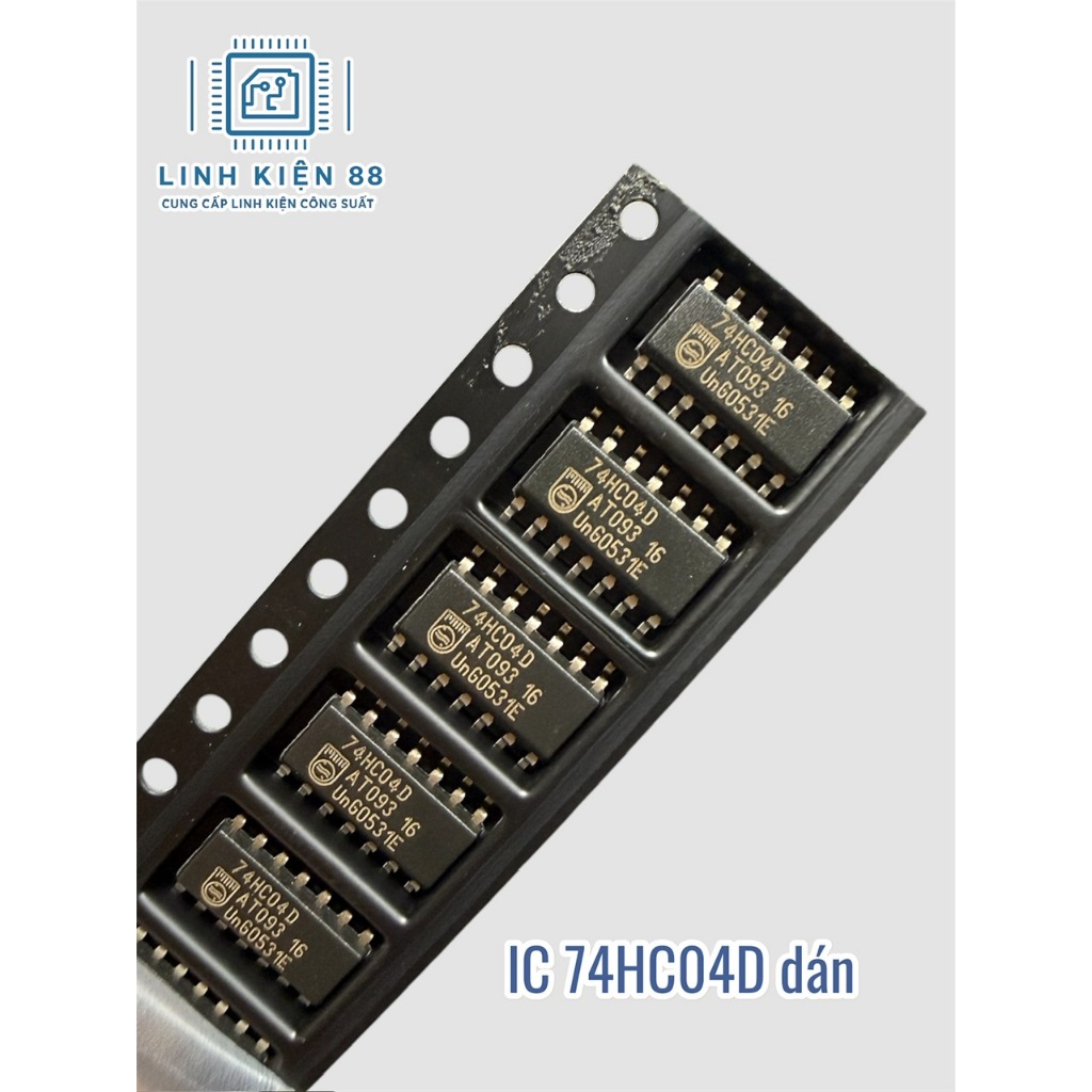 10con IC 74HC04D 74HC04 HC04 SOP-14 dán mới chính hãng