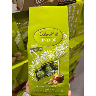 🍫🌰SOCOLA SỮA NHÂN KEM HẠT DẺ CƯỜI CHẢY CAO CẤP MỸ LINDT LINDOR PISTACHIO MILK CHOCOLATE TRUFFLE IRRESISTIBLY SMOOTH 625G