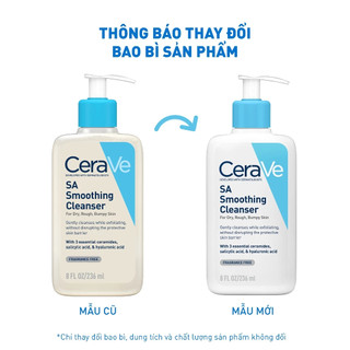 Sữa Rửa Mặt Cerave SA Smoothing Cleanser 236ml