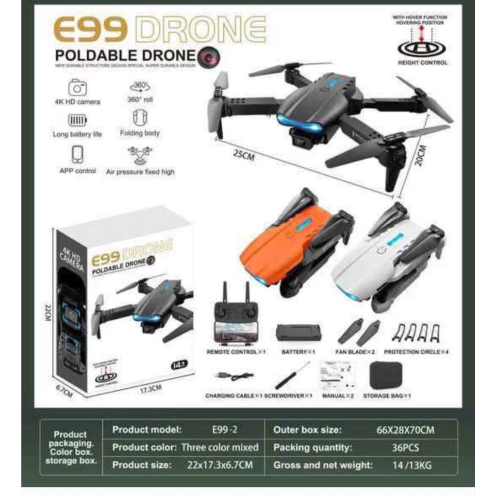 HỘP DRONE SERIES E99 ĐIỀU KHIỂN GIÁ RẺ