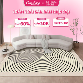  Thảm Trải Sàn Bali Nhiều Phong Cách Trải Phòng Khách Phòng Ngủ Sang Trọng - Đế Cao Su Chống Trơn 