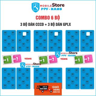 Miếng dán NANO dán căn cước công dân (CCCD)  => Giấy phép lái xe (GPLX) , chống trầy xước