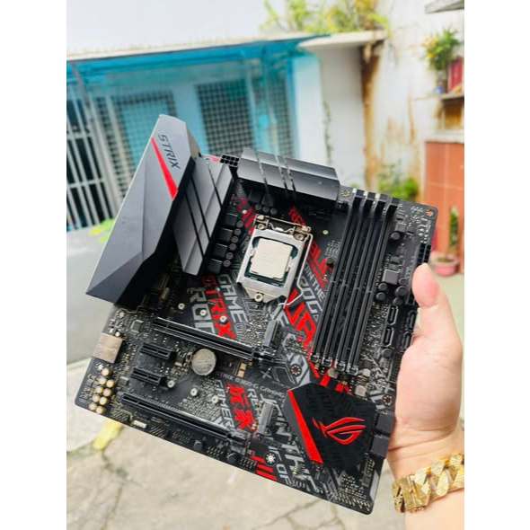 MAIN ASUS ROG STRIX B360 G GAMING ĐỎ ĐẸP