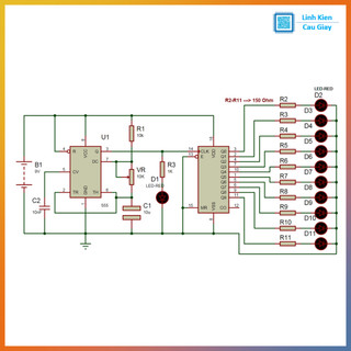 Linh kiện IC CD4017