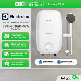EWE451QB-W4 Máy nước nóng trực tiếp Electrolux UltimateHome 500 4.5kW Có bơm trợ lực [Freeship HCM]