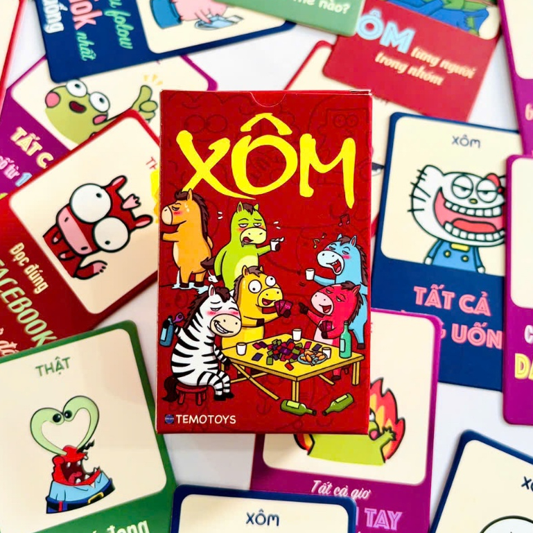 Bộ bài Xôm Tết drinking game chơi nhóm uống dịp Tết, tiệc tùng vui vẻ