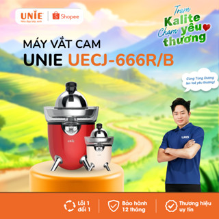   SP MỚI  Máy vắt cam UNIE UECJ-666 công suất 100W dung tích bình chứa 500ml lưới lọc inox 304 bảo hành 12 tháng 