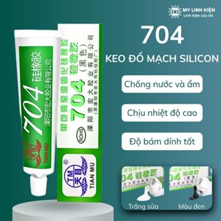  Keo 704 bảo vệ bo mạch chống ẩm cách điện chịu nhiệt tốt. 
